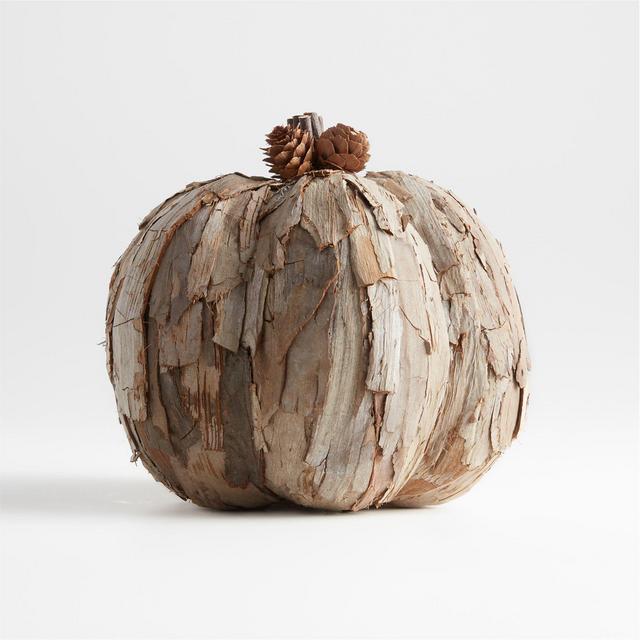 Small Wood Chip Pumpkin