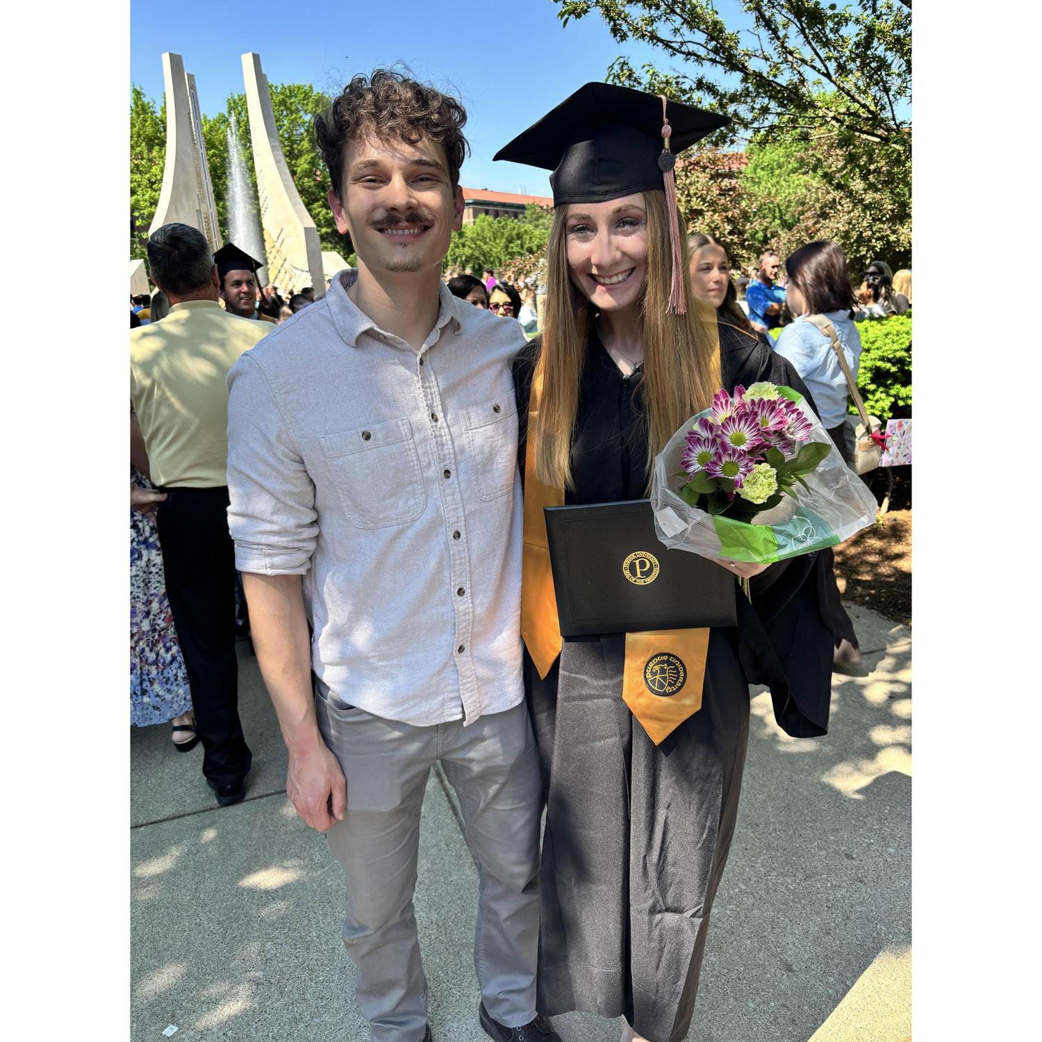 Dani's college graduation