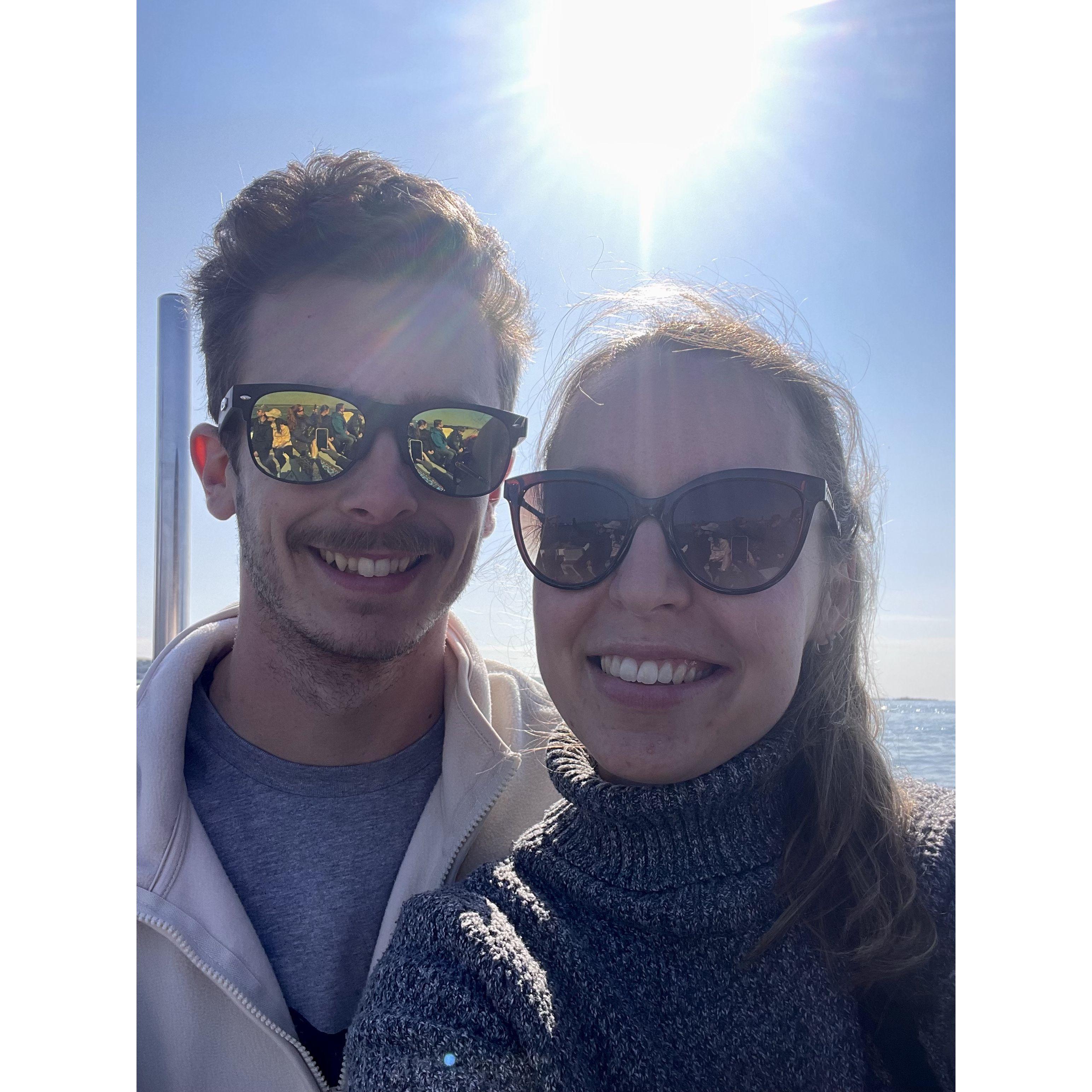 Cornwall, April 2025: On the boat to St. Michael's Mount