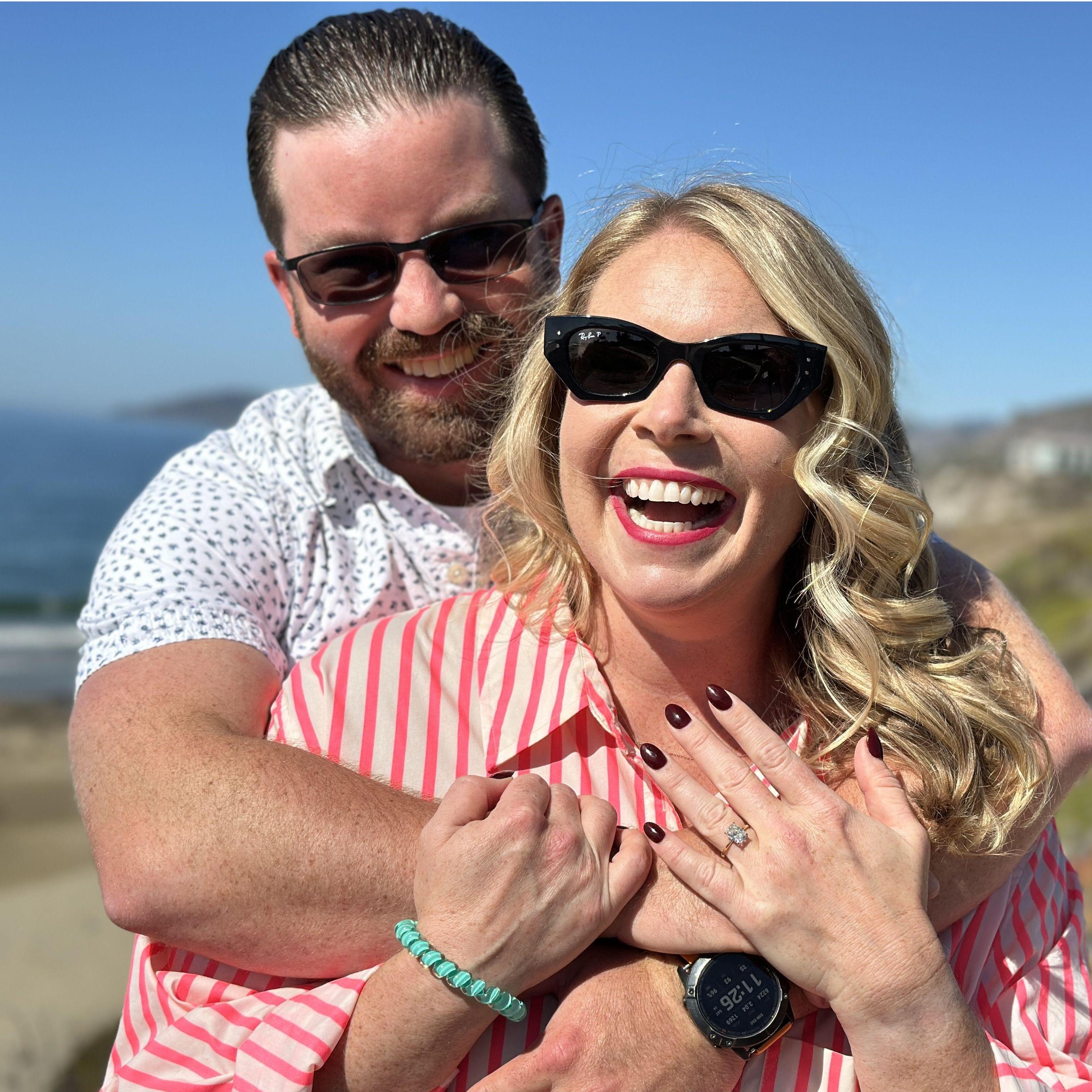 Engaged on October 19, 2024 in Pismo Beach, CA