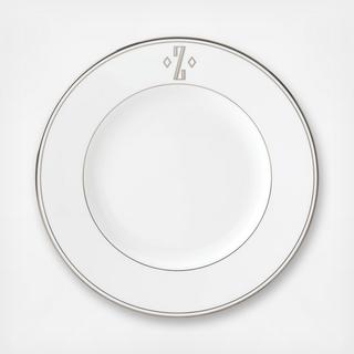Federal Platinum Block Dinner Plate