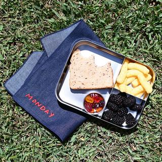 Lunch Box Linen Napkin, Set of  7