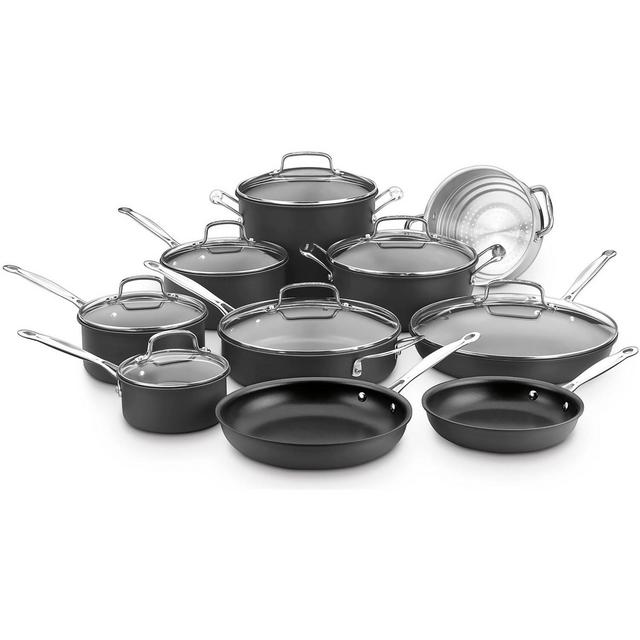 Cuisinart Chef's Classic 17 Piece Hard Anodized Non Stick Cookware Set