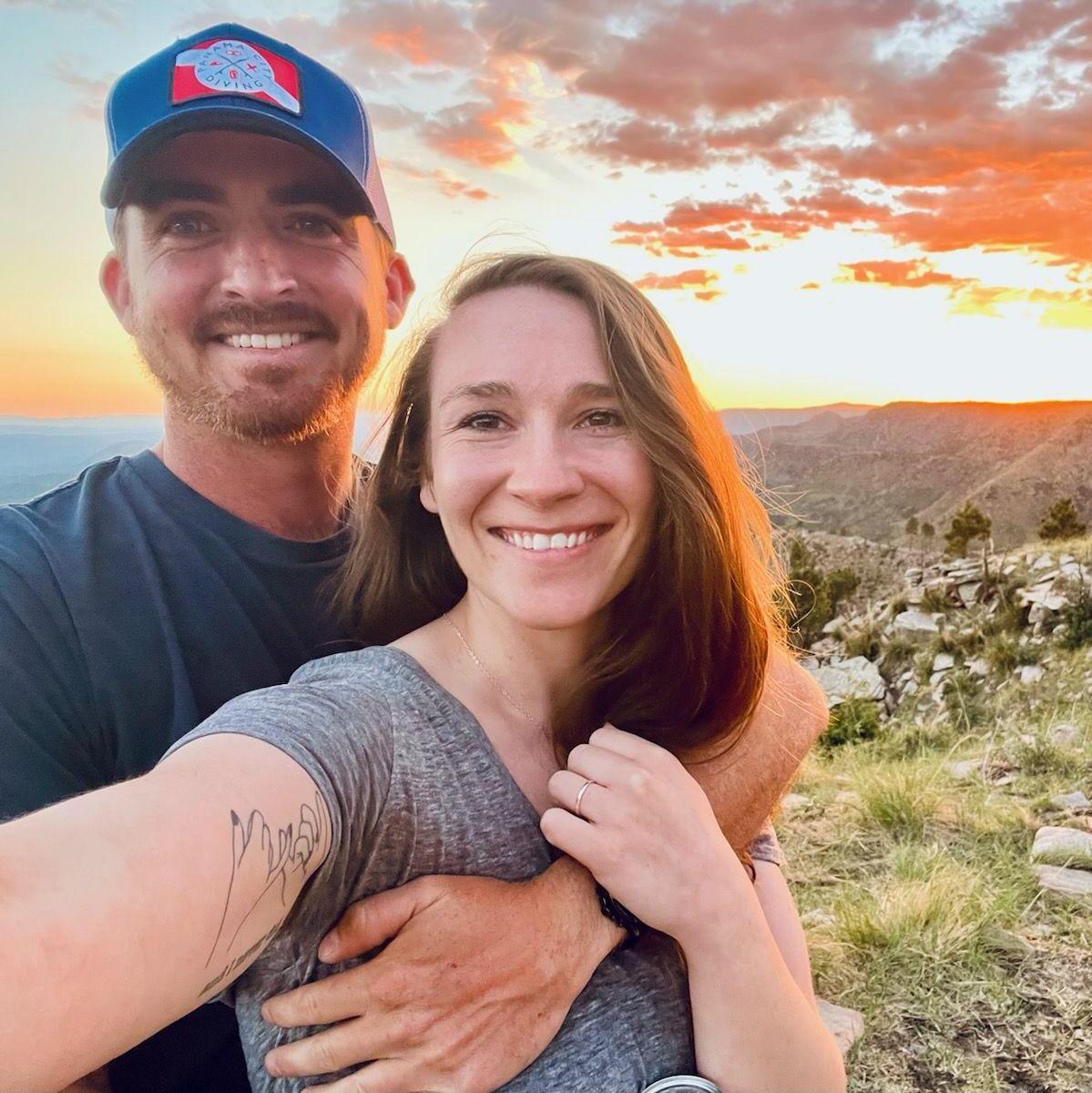 Our first photo! We went camping together, just the two of us, and said “I love you” for the first time.