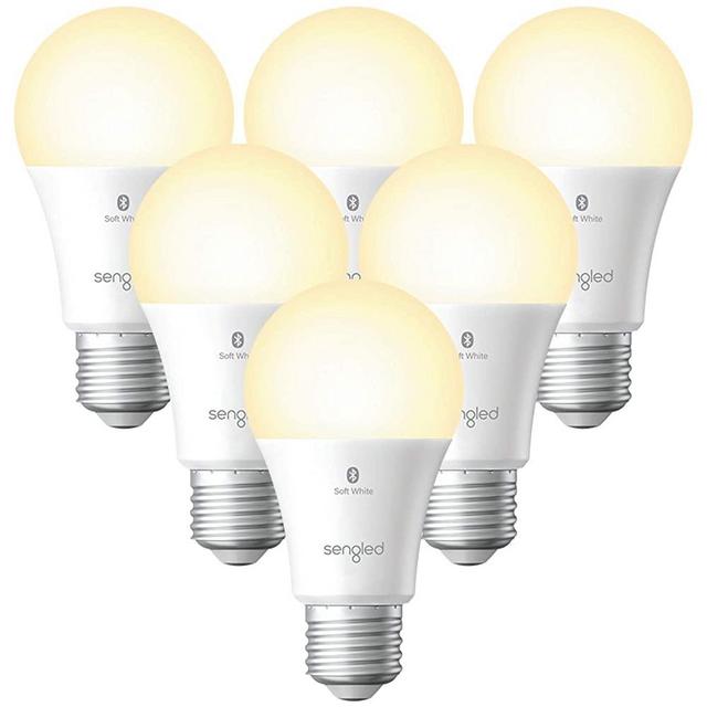 Sengled Smart Light Bulbs, Alexa Light Bulb Bluetooth Mesh, Smart Bulbs That Work with Alexa Only, Dimmable LED Bulb E26 A19, 60W Equivalent Soft White 800LM, High CRI, High Brightness, 6 Pack