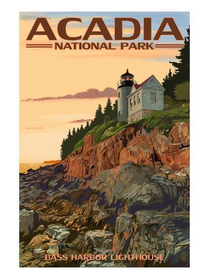 Acadia National Park, Maine - Bass Harbor Lighthouse