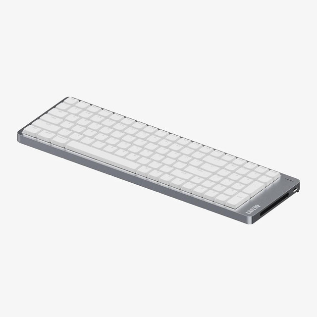 Flow 2 100 Low-profile Mechanical Keyboard (Silver | Void Switches)