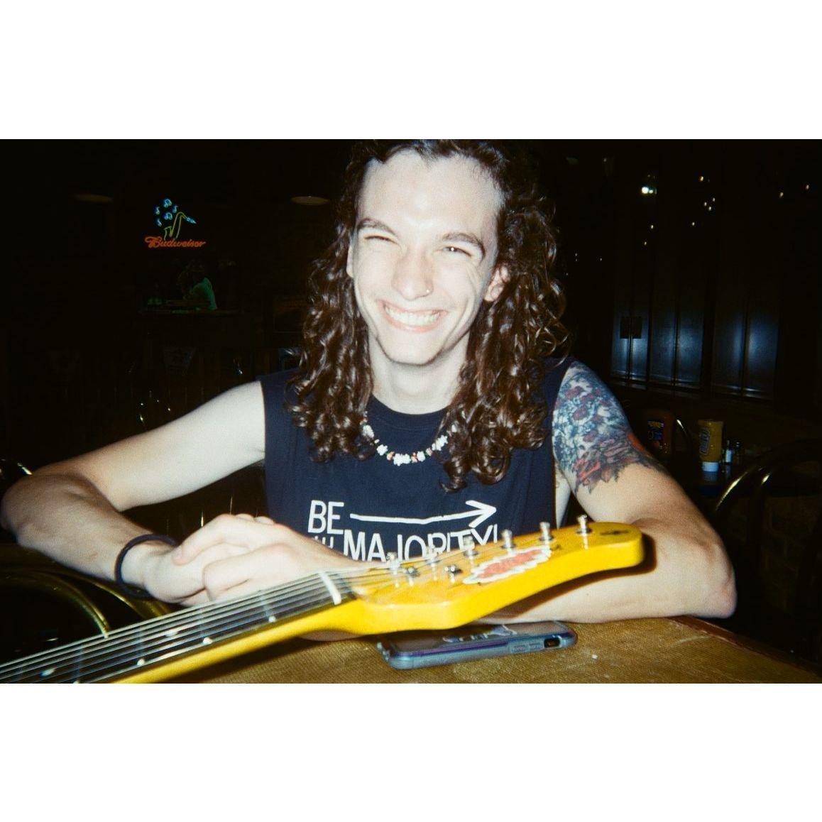 Sam Phish at a band gig