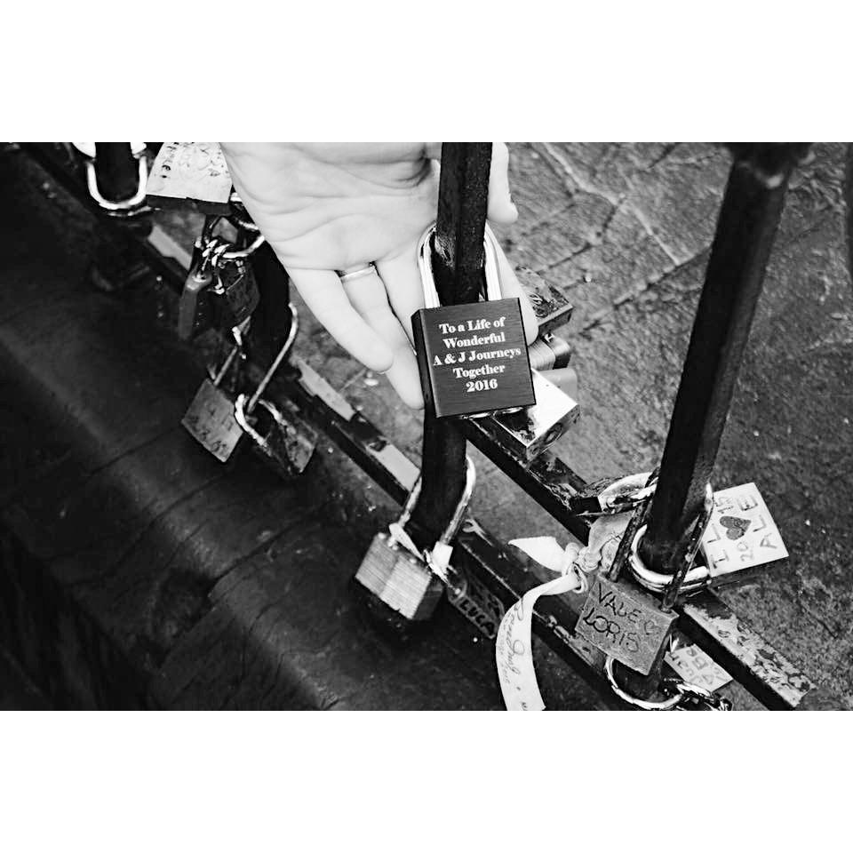 'Locked' our love in Florence, Italy in 2016