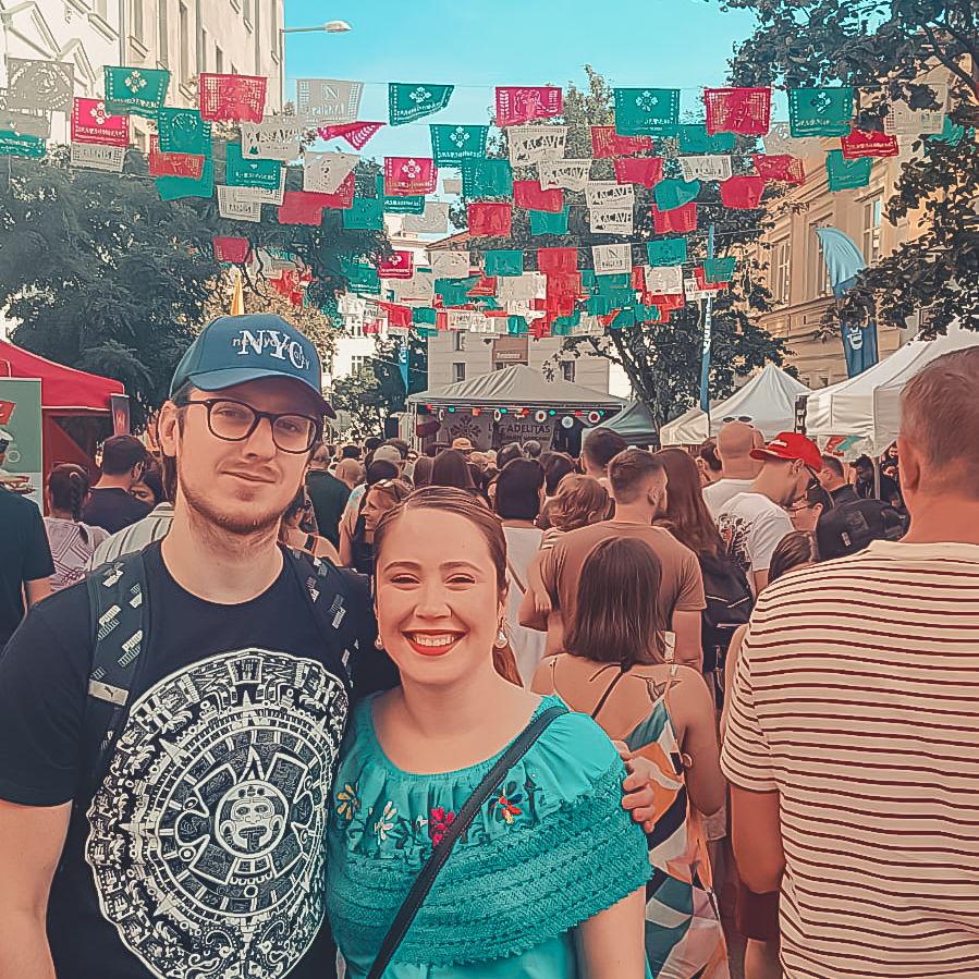 When Jan became Mexican, celebrating our independence day in Prague