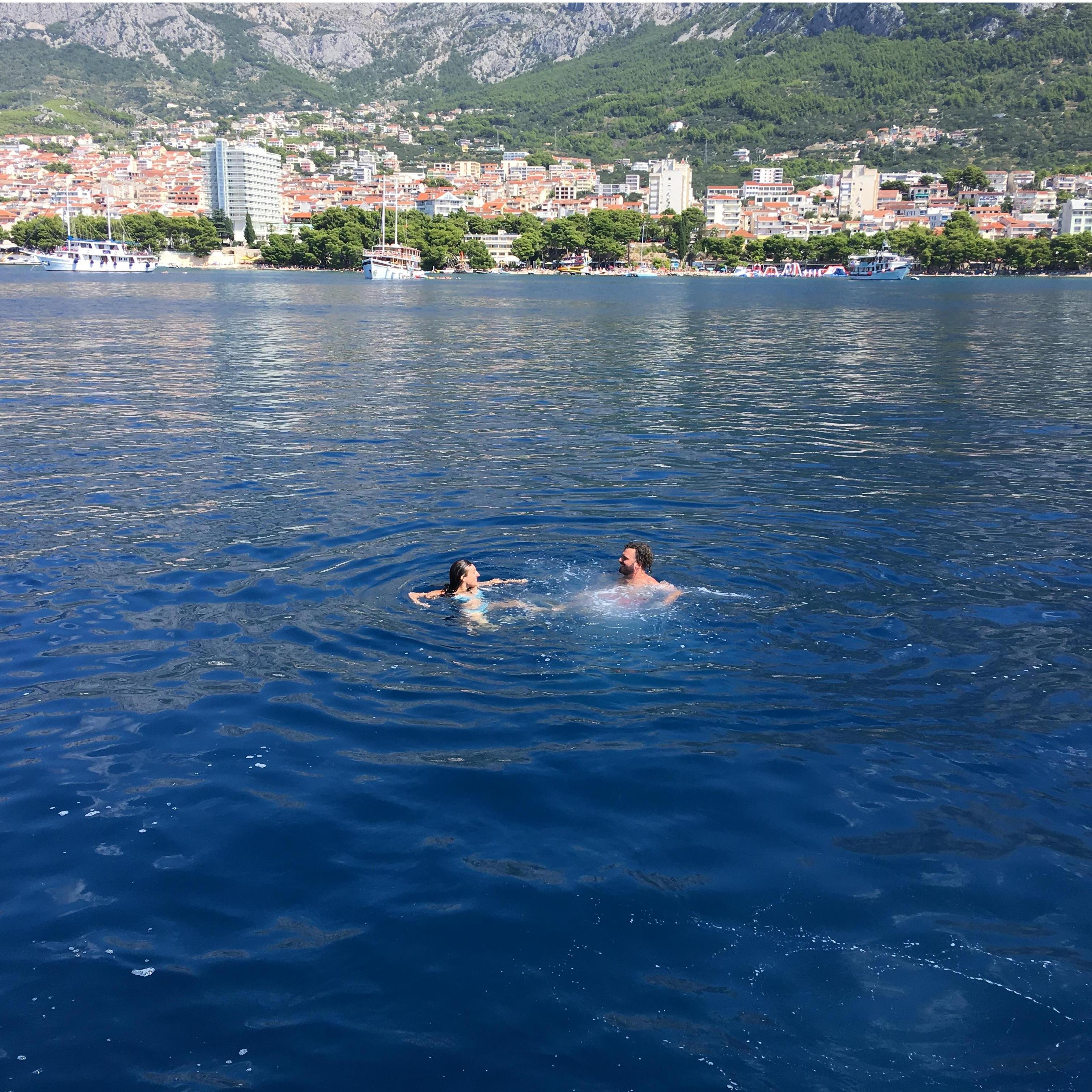 Swimming in Markaska