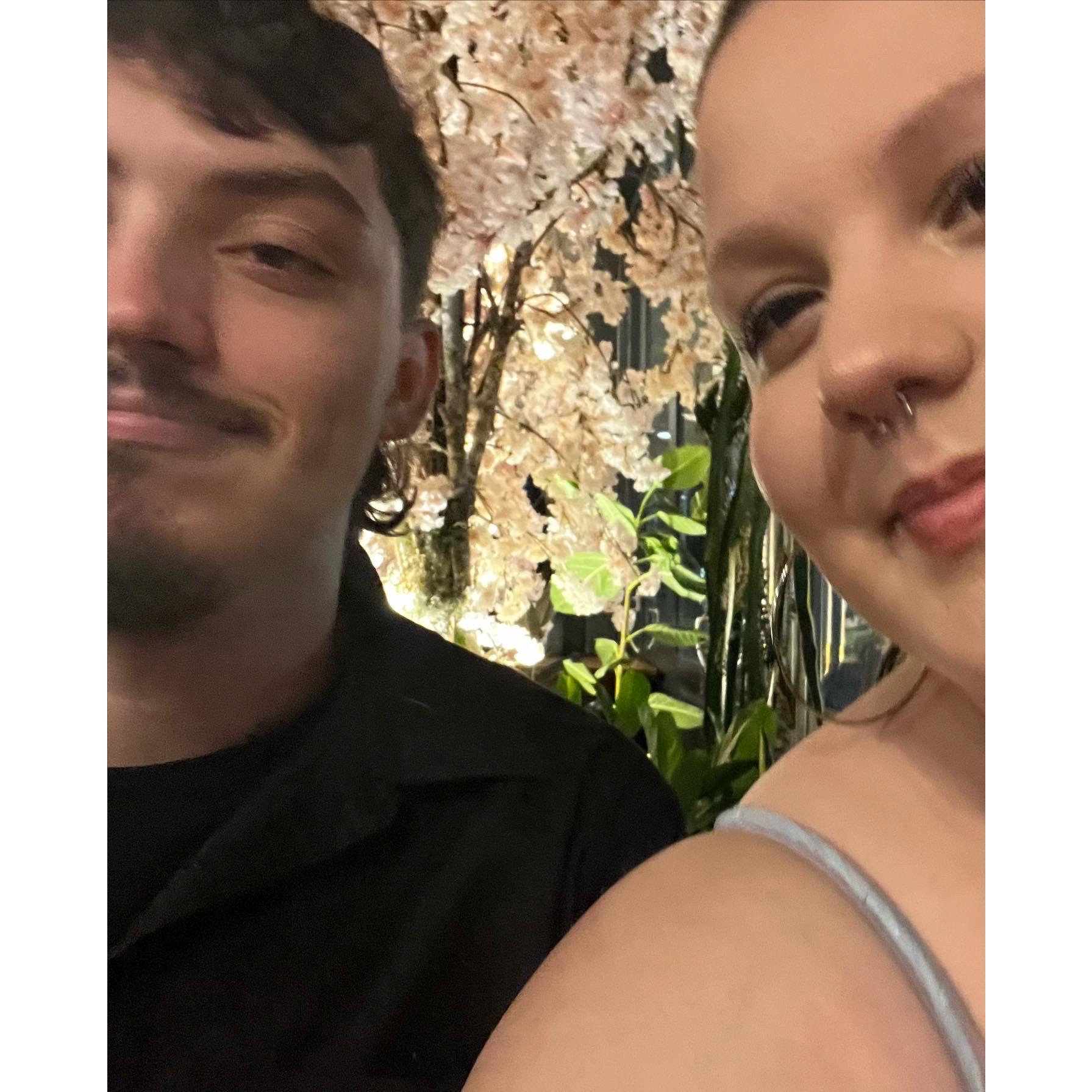 This us our first anniversary together