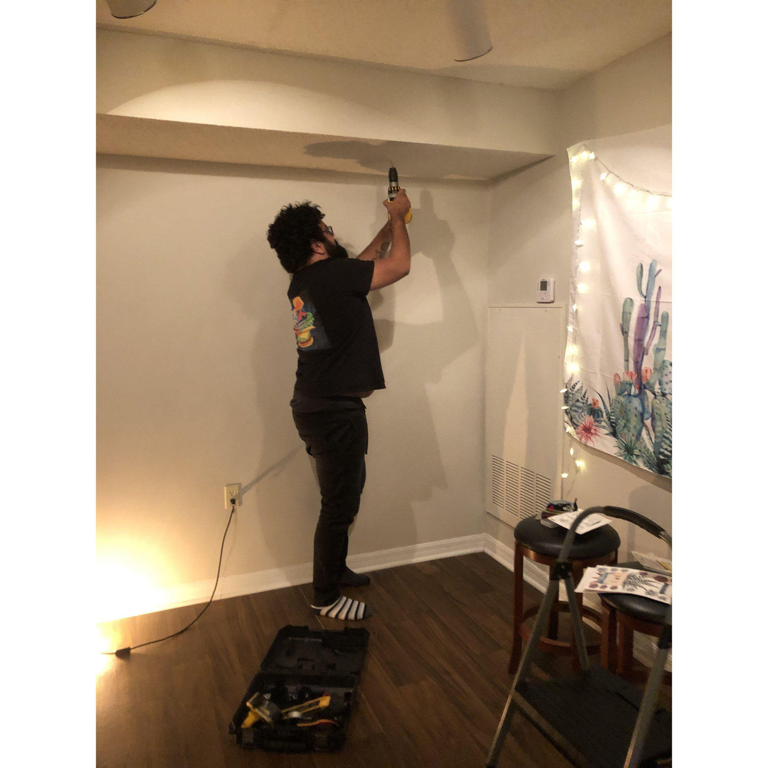 Ryan helping me decorate my first apartment <3 2019
