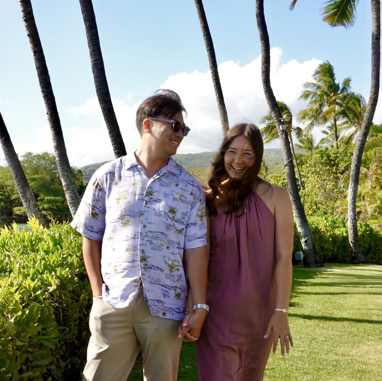 This may have been taken on Oahu, but can't wait to Maui (marry) you!