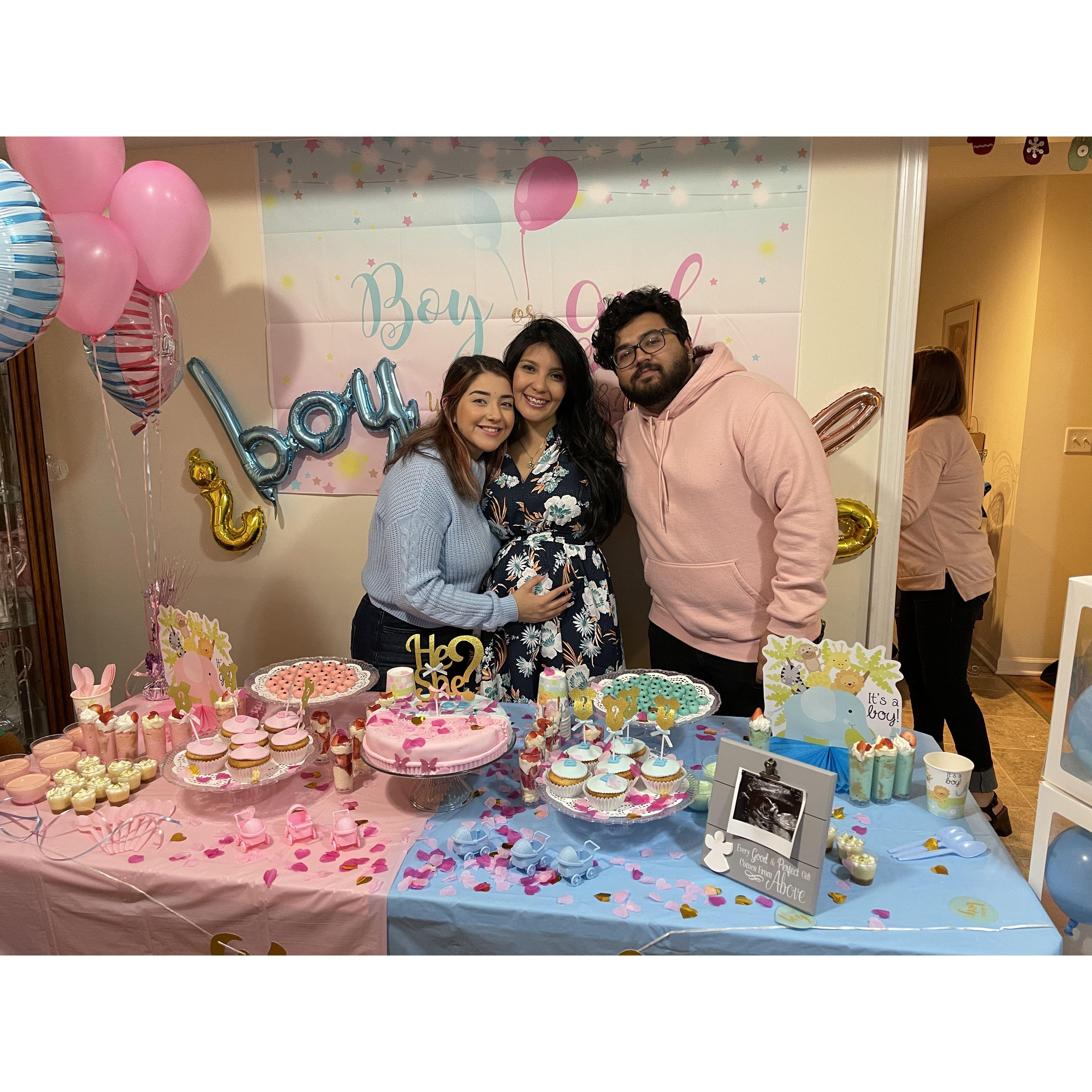 Albani's Aunt's gender reveal.