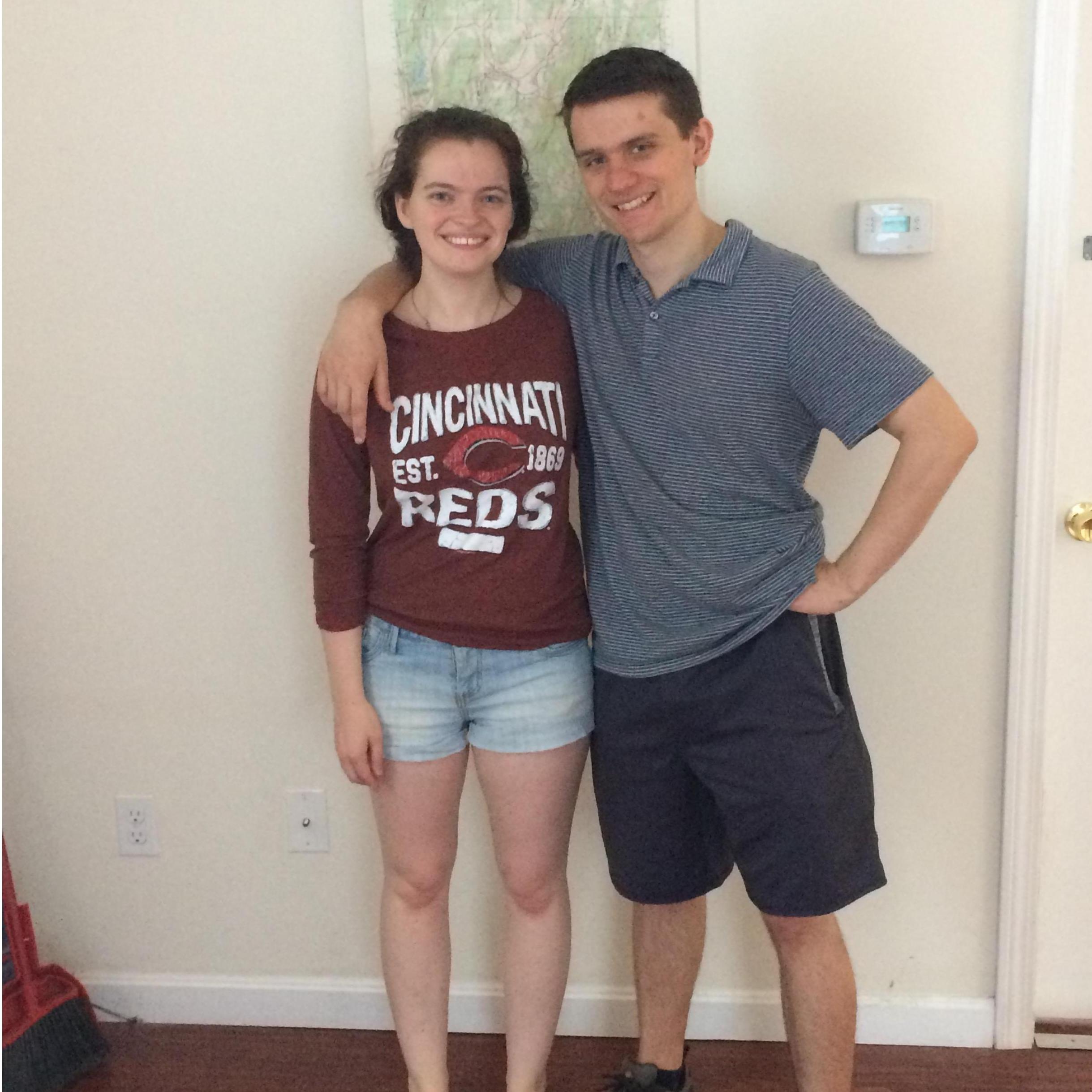Our first apartment in Roslindale, MA!
