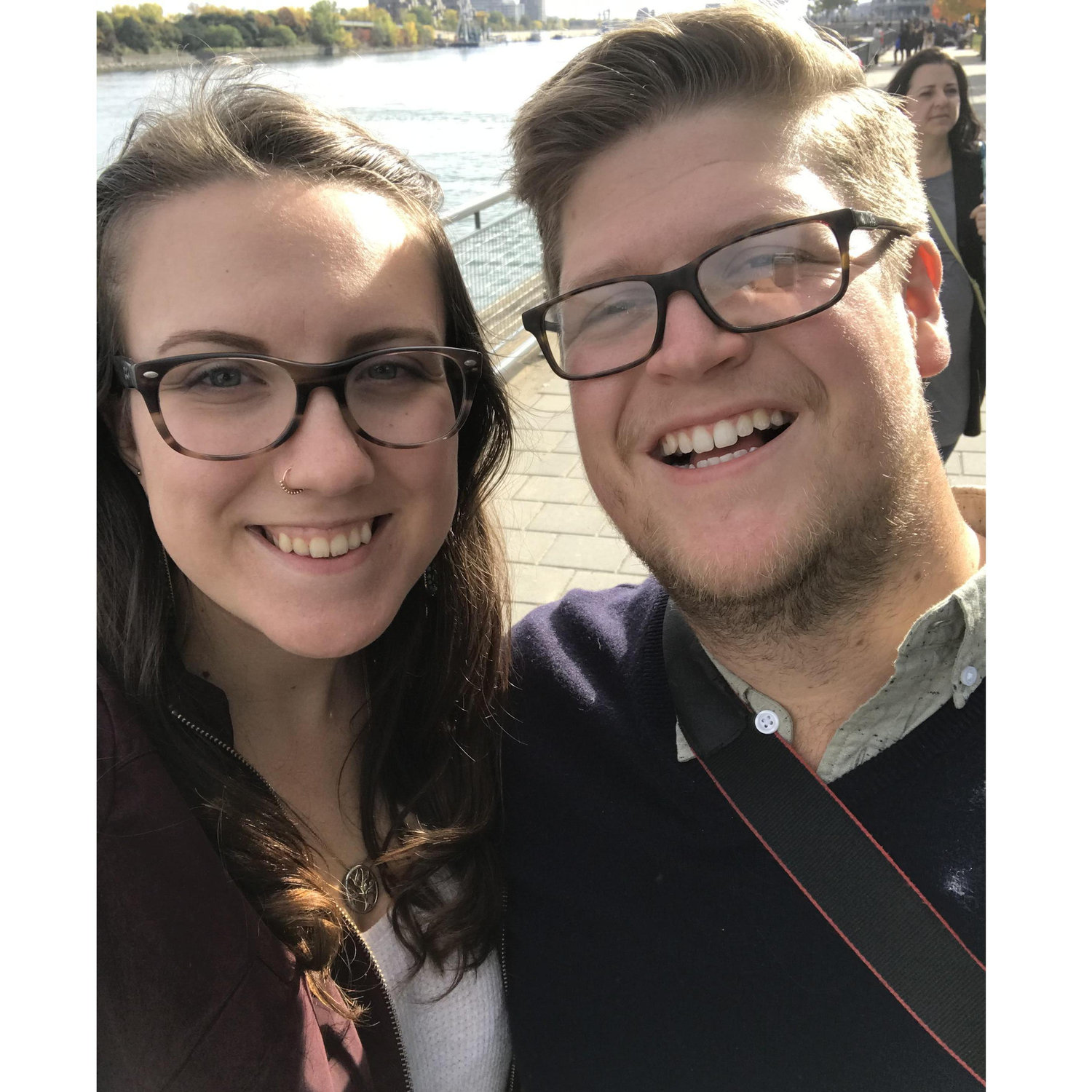 Spending our two-year anniversary in Quebec!