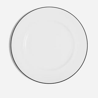 Line Cobalt Rimmed Dinner Plate