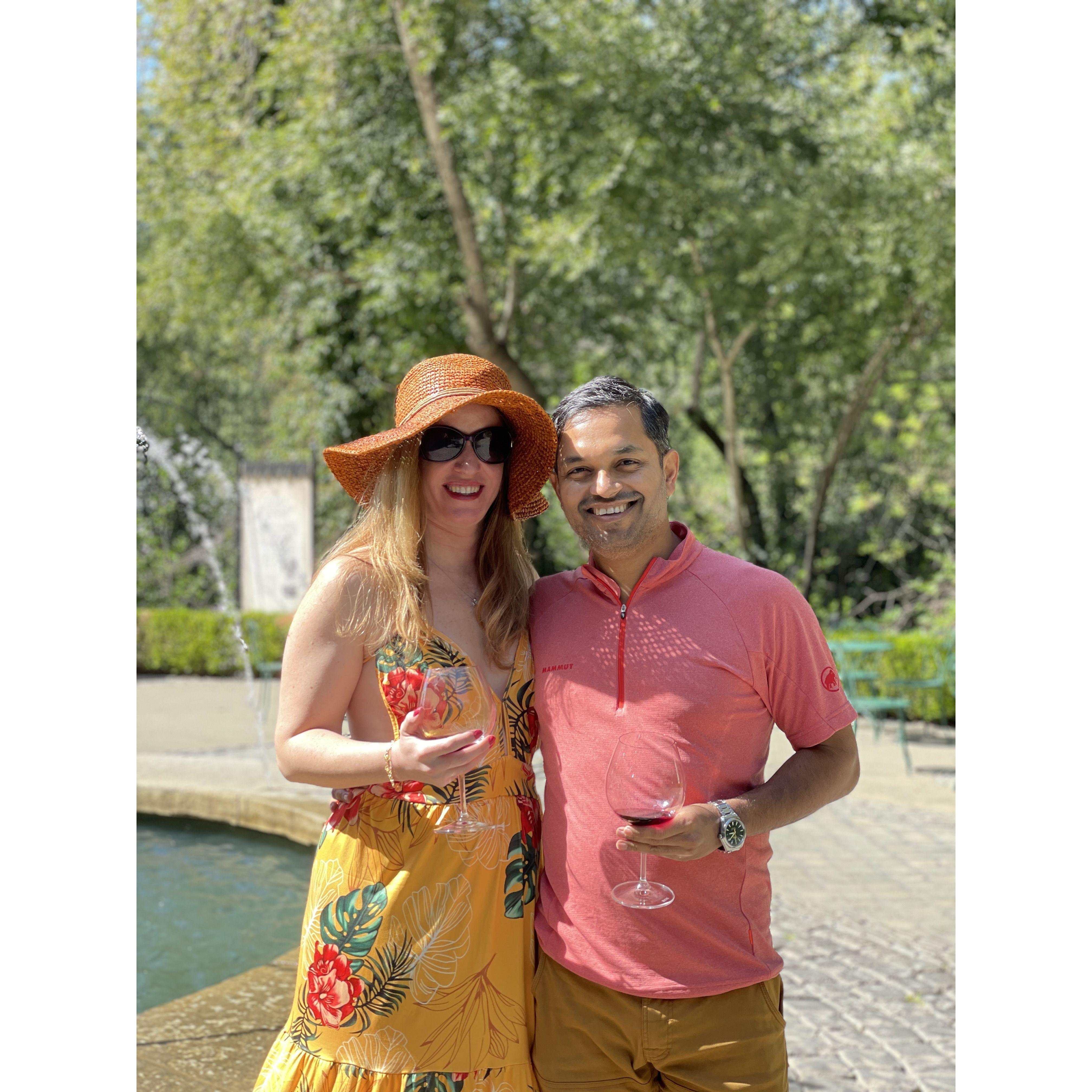 Winery trip. Here at Buena Vista which we are also wine club members.