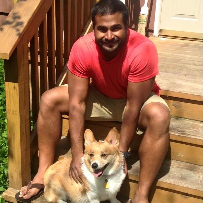 He quickly overcame his fear of dogs
