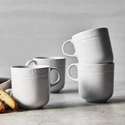 Staub Stoneware Mugs, Set of 4