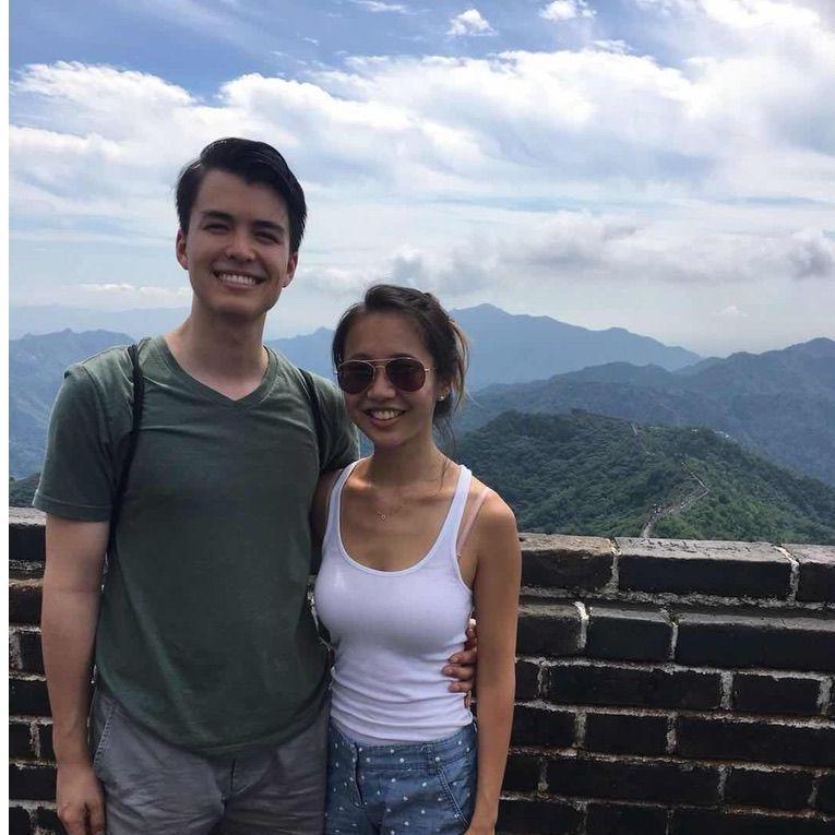 Climbing the Great Wall of China -Beijing, China