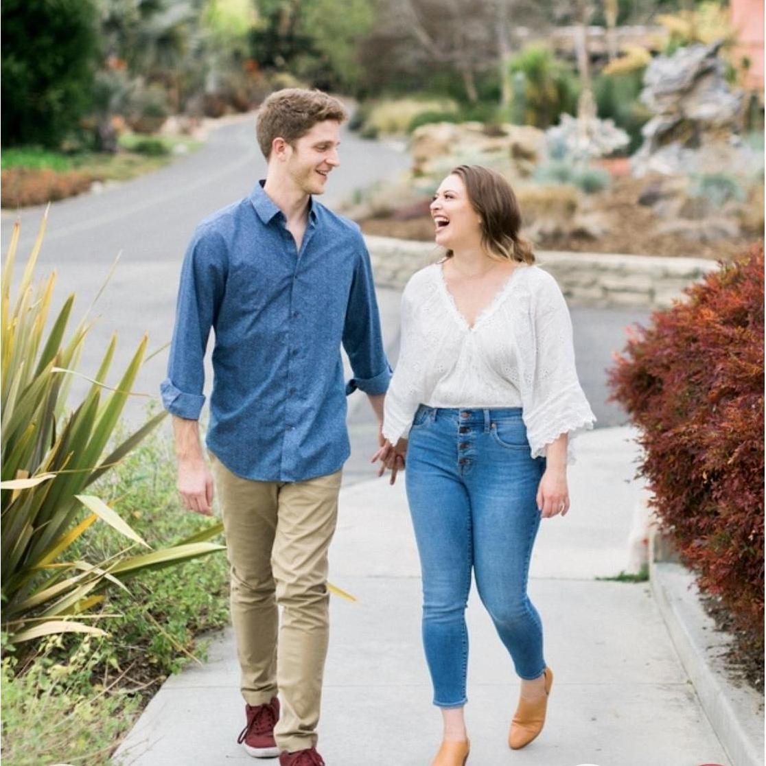 Our engagement shoot at the LA Arboretum in February 2020 :)