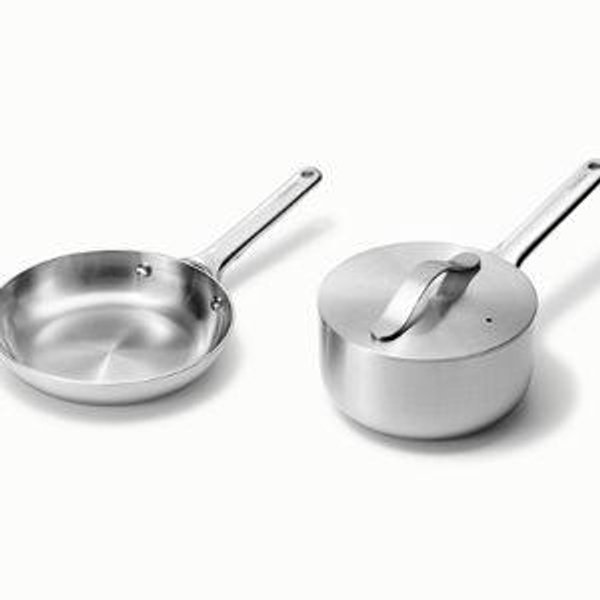 Caraway Minis - Stainless Steel Fry & Sauce Pan