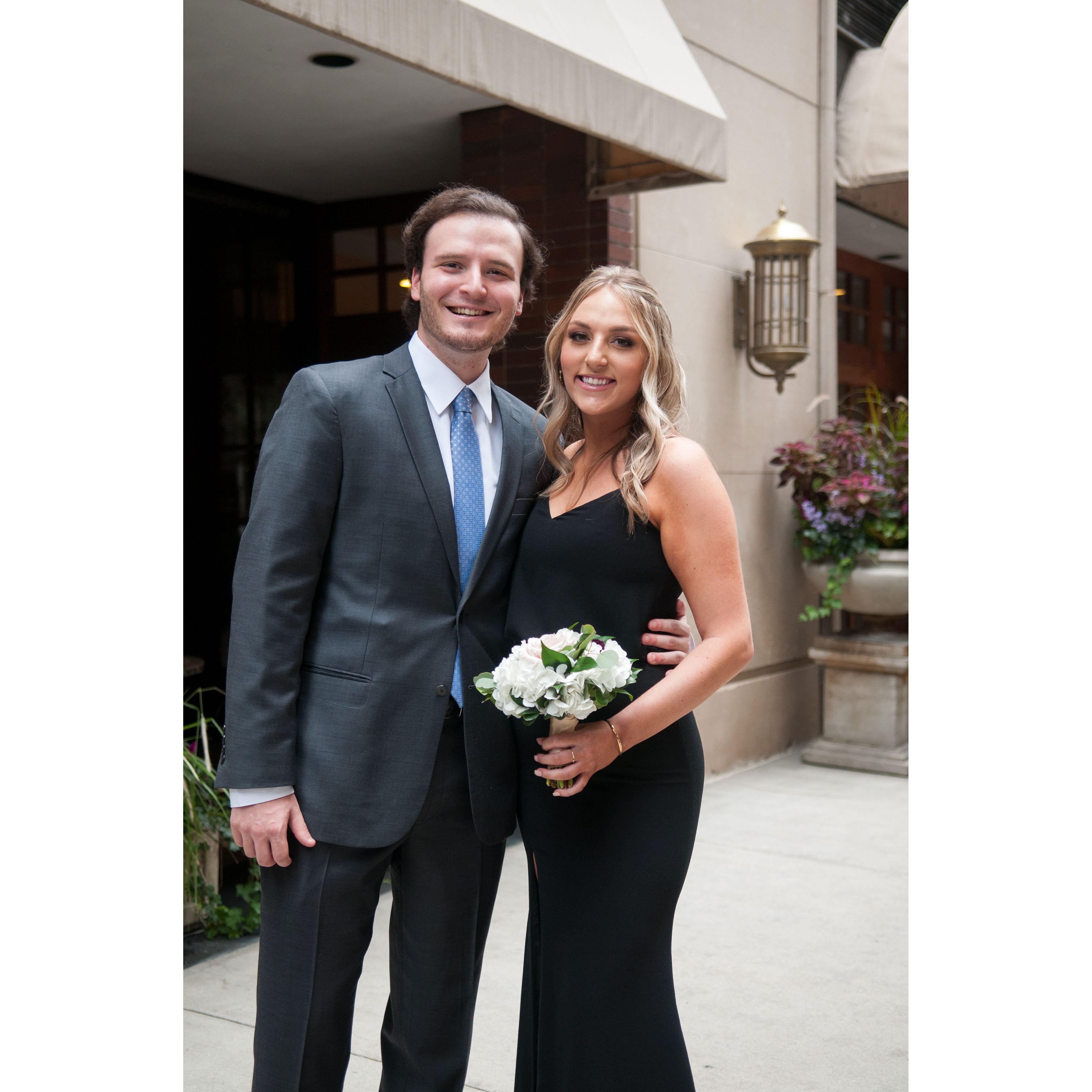 Our first wedding together π€