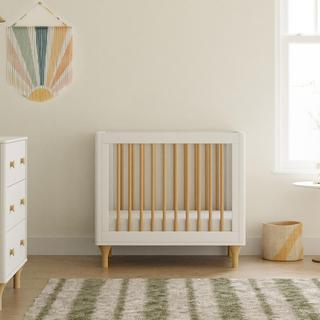 Lolly 4-in-1 Convertible Mini Crib with Toddler Bed Conversion Kit