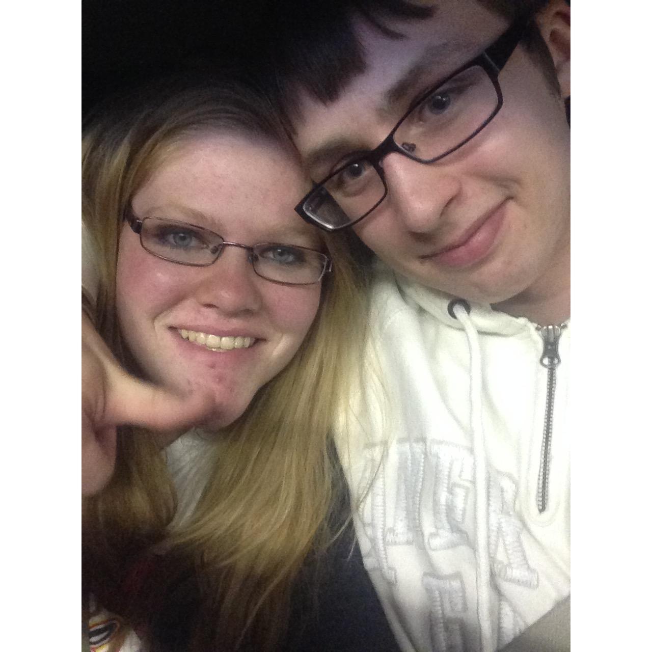 Our first picture as a "couple"