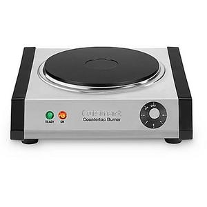 Cuisinart® Cast Iron Single Burner in Silver