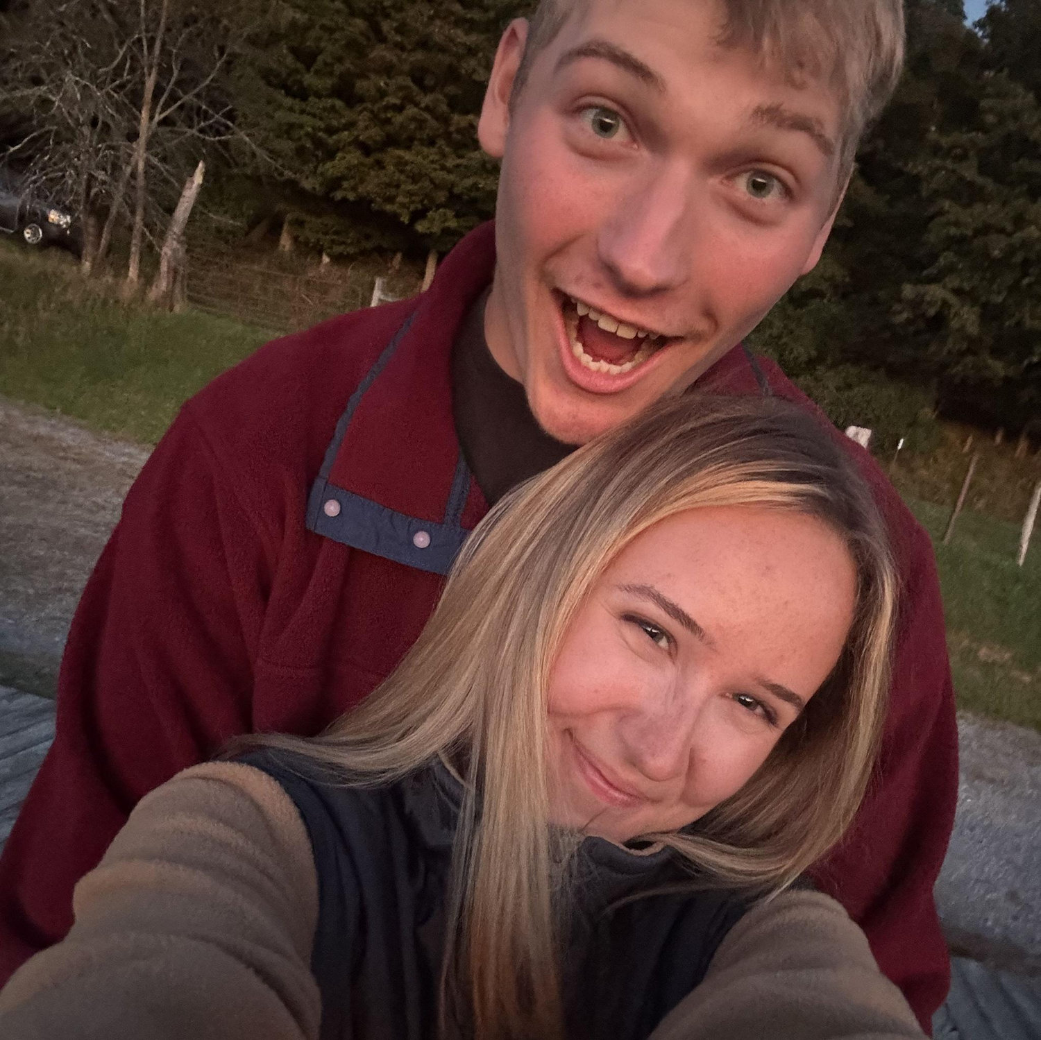 Sunset date at Mountain Lake (;
