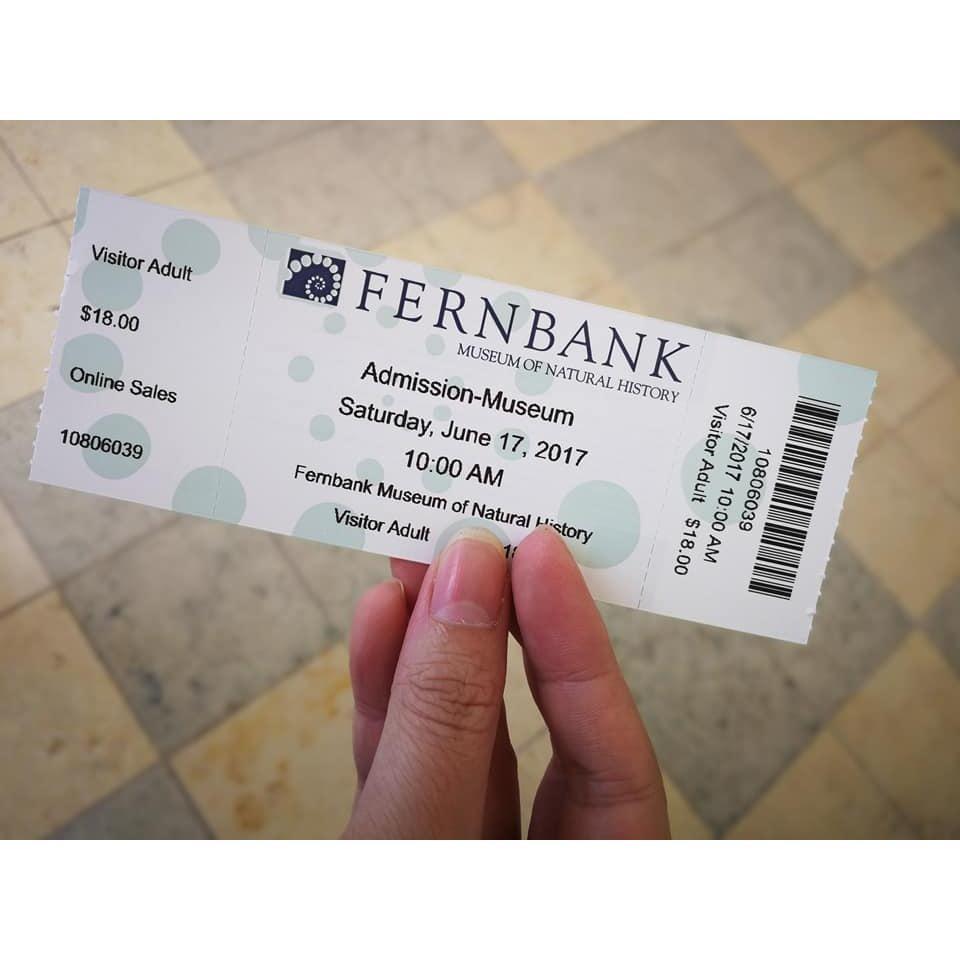 Our first official outing date ticket