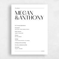 White Wedding Program - Vitoria