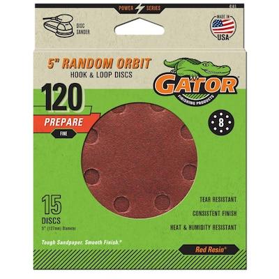 Gator  15-Piece Aluminum Oxide 120-Grit Disc Sandpaper