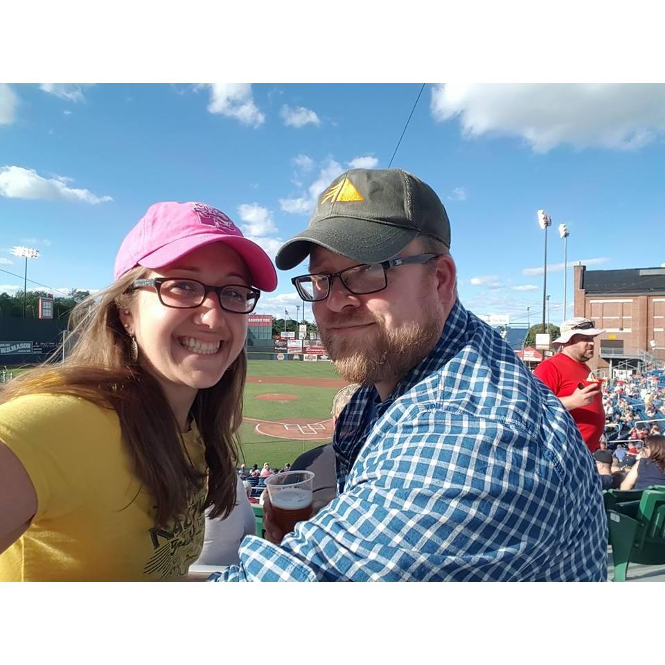 @ the Portland Sea Dogs game
