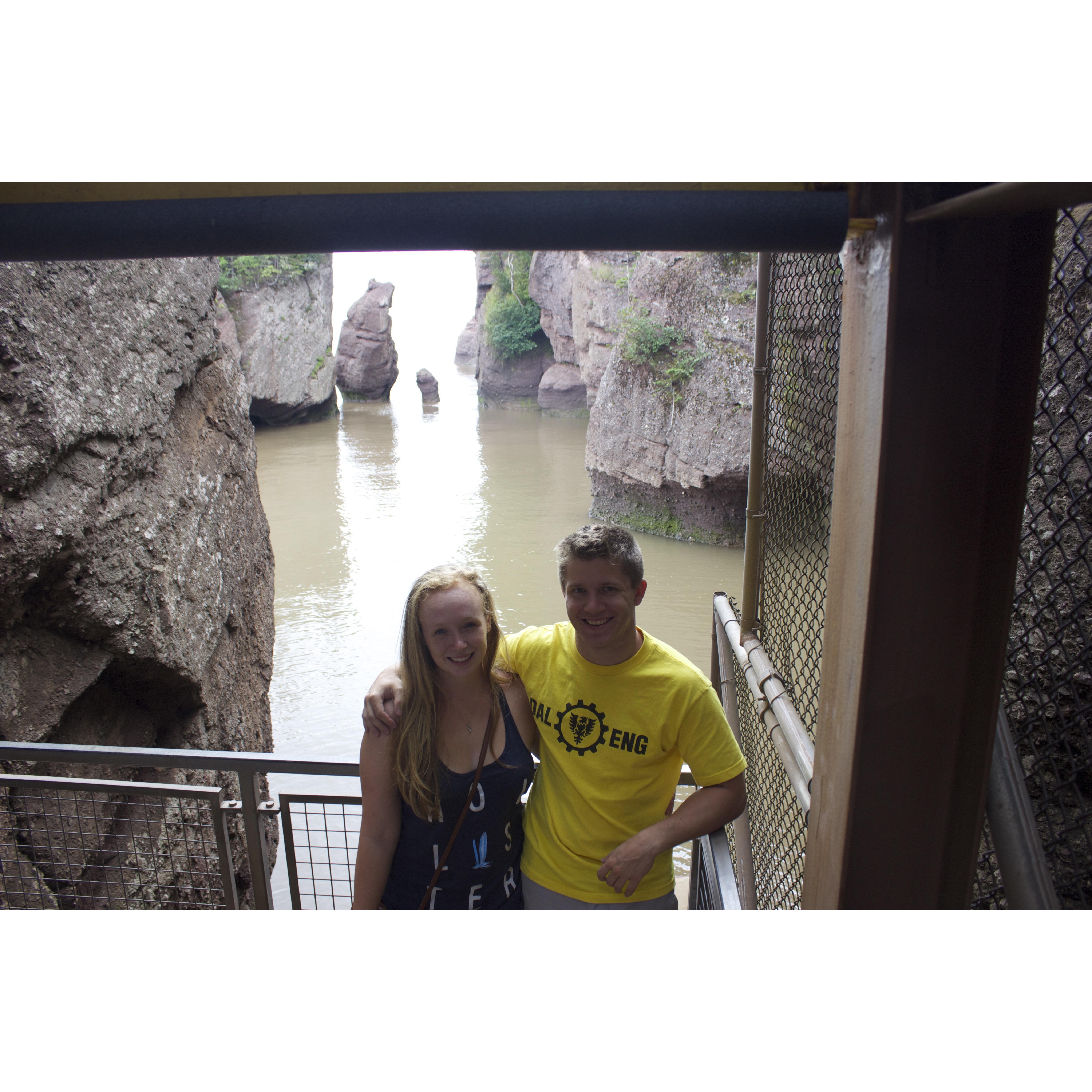 Nick's first trip to Hopewell Rocks! Summer 2014