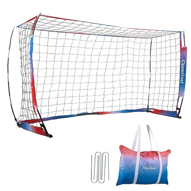 ChamGoal Portable Soccer Goal Net for Backyard,Sports Net Instant Portable Collapsible Soccer Net, All Ages & Skill Level&Anywhere,for Training & Scrimmages,1 Goal + 1 Carry Bag,Available is 3 Size