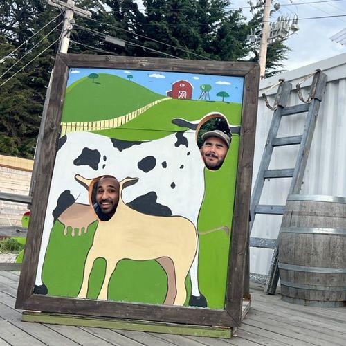 Feedstore parking lot somewhere between u-pick strawberries in Half Moon Bay and the Earthbound farm stand in Carmel...