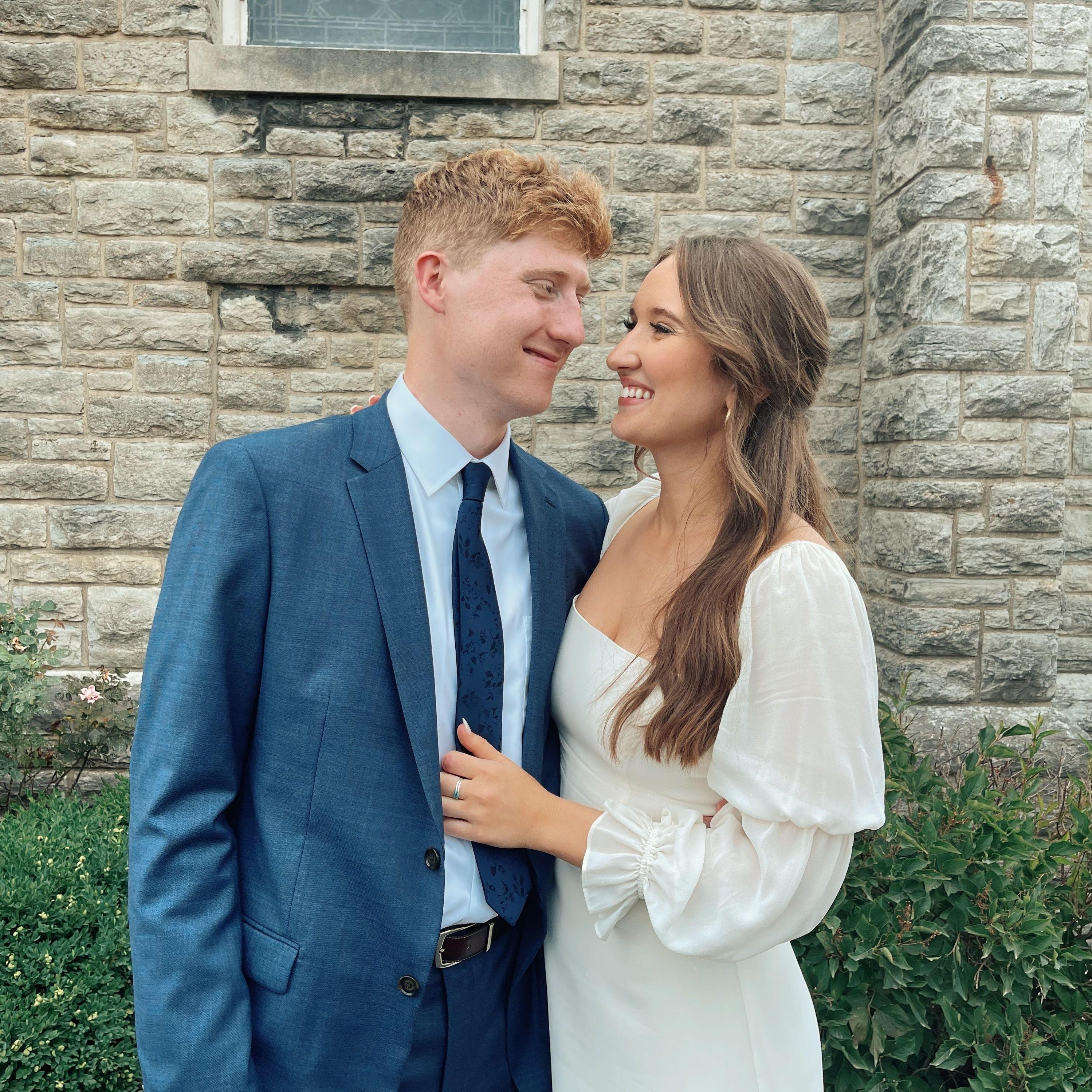 August 2021: Attending Helen's childhood best friend's wedding (yay Christina and Bradley!) together.