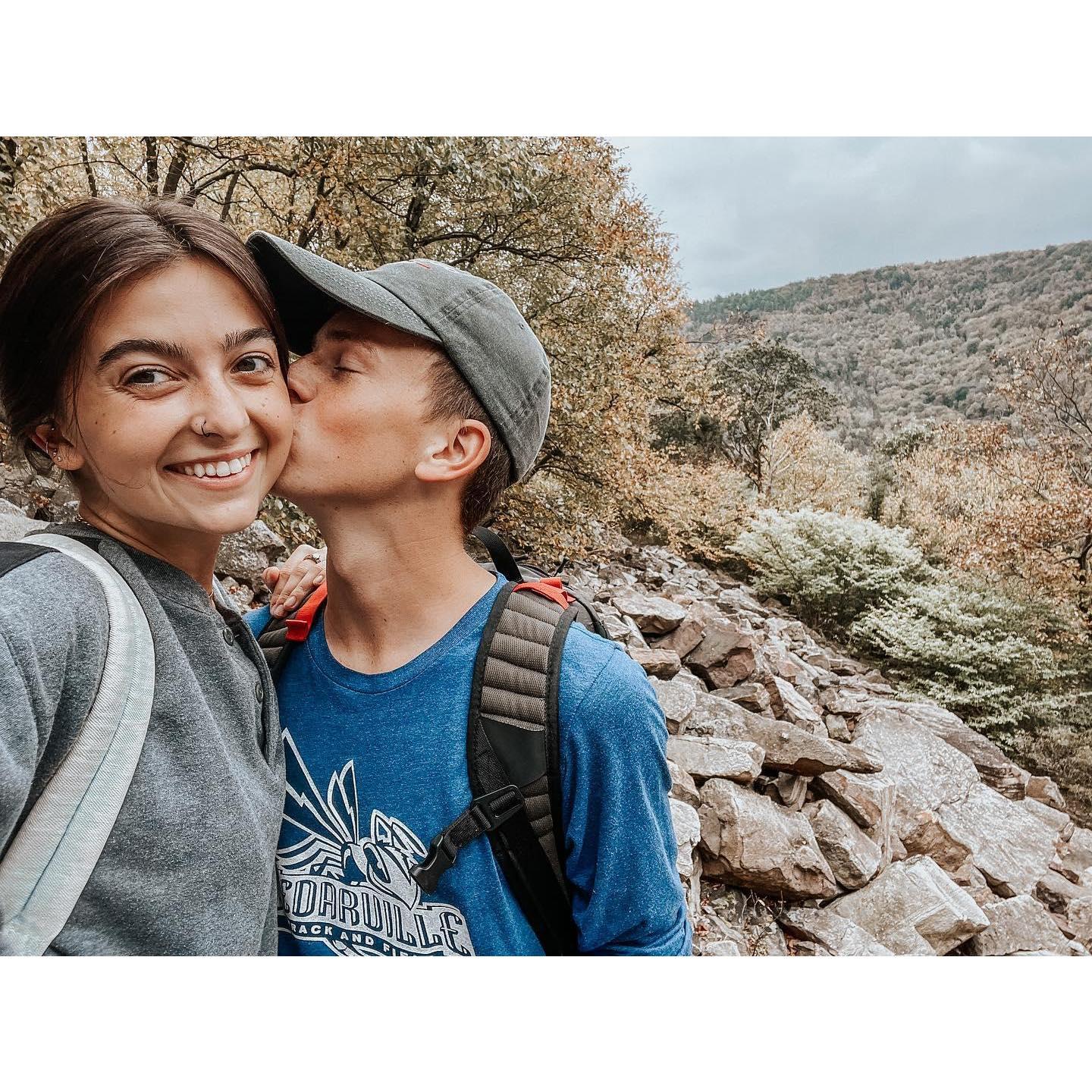 This was on my 21st birthday. Our amazing friends Andrew and Makayla along with my mom took me to hike 1000 steps. It was so much fun!