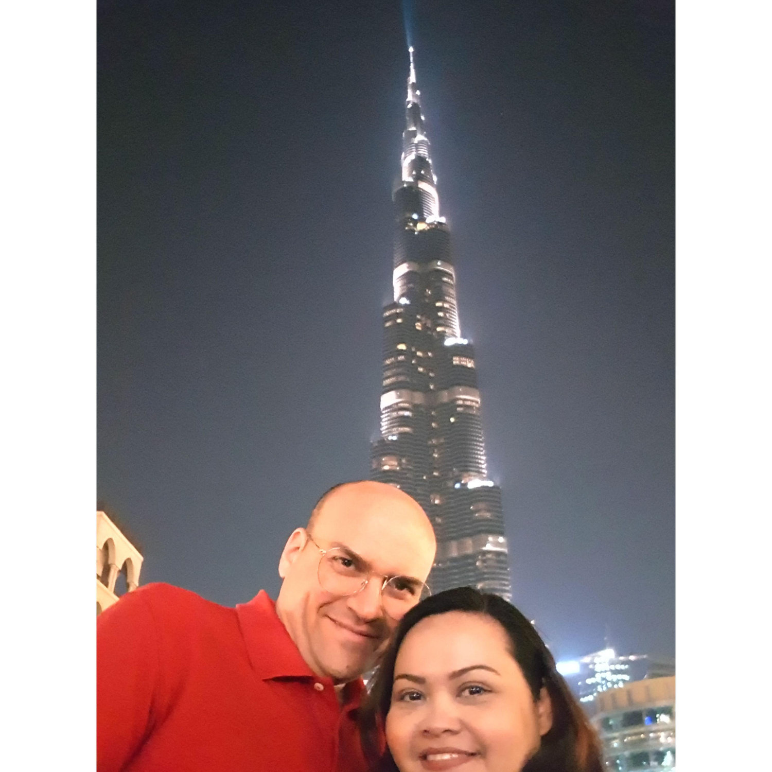 Mandatory selfie by Burj Khalifa