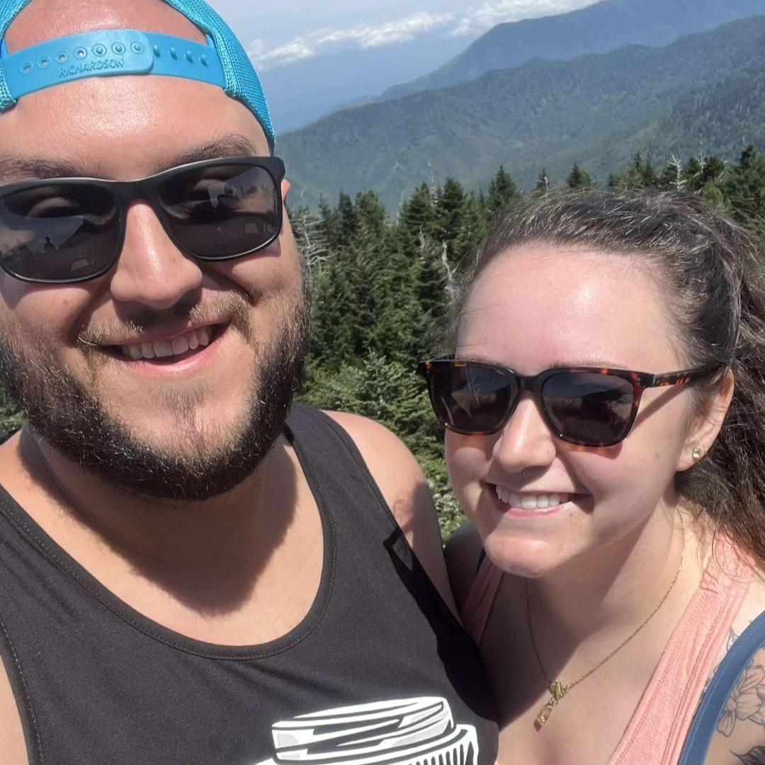 The true test of the relationship while hiking Clingmans Dome in the Great Smoky Mountains!