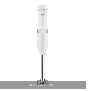 KitchenAid Variable Speed Corded Hand Blender - White