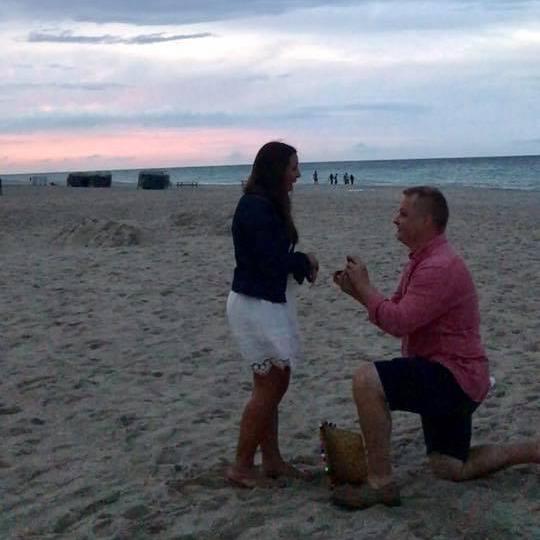 The engagement on June 9, 2017 in Miami.