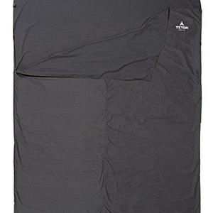 Teton Sports Mammoth Cotton Sleeping Bag Liner; A Clean Sheet Set Anywhere You Go; Perfect for Travel, Camping, and Anytime You’re Away from Home Overnight; Machine Washable