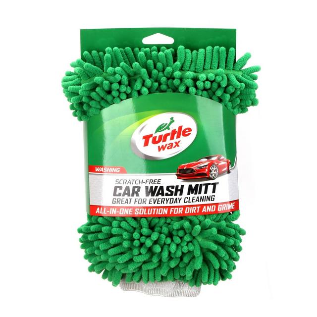 9"x12" Microfiber Chenille Wash Mitt Green - Turtle Wax
