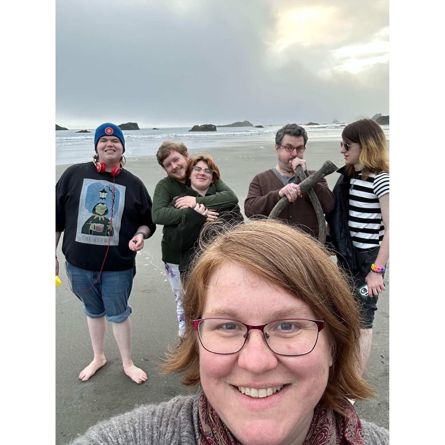 Family trip to the Oregon coast for Finn's birthday, 2023.