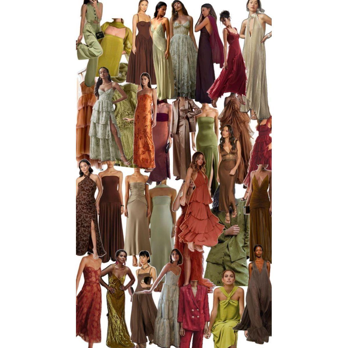 Dress color suggestions.